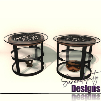 Second Life Marketplace - Serendipity Designs - Roanoke LR End Tables